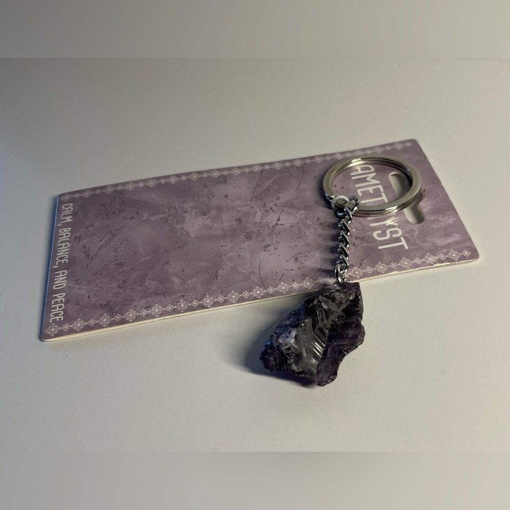 NEW Amethyst Keychain - Picture 5 of 5